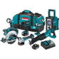 Makita XT704 18V LXT® Lithium‑Ion Cordless 7‑Pc. Combo Kit (3.0Ah)