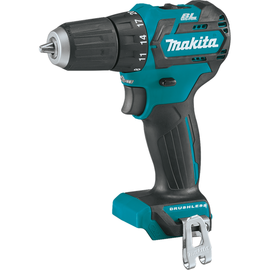 Makita FD07Z 12V max CXT® Lithium‑Ion Brushless Cordless 3/8" Driver‑Drill, Tool Only