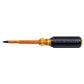 Klein Tools 662-4-INS Insulated Screwdriver, #2 Square, 4'' Shank