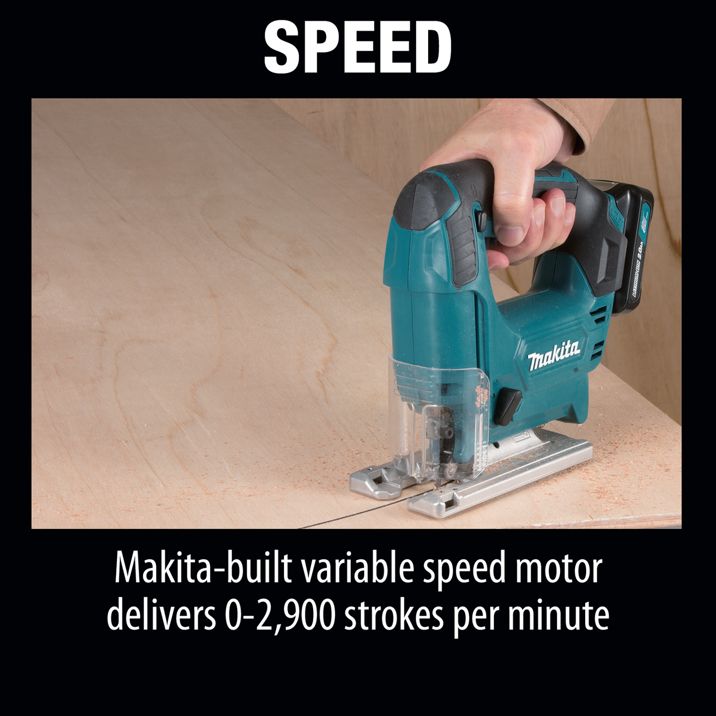 Makita VJ04R1 12V max CXT® Lithium‑Ion Cordless Jig Saw Kit (2.0Ah)