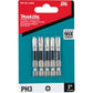 Makita E-00929 Impact XPS® #3 Phillips 2" Power Bit, 5/pk