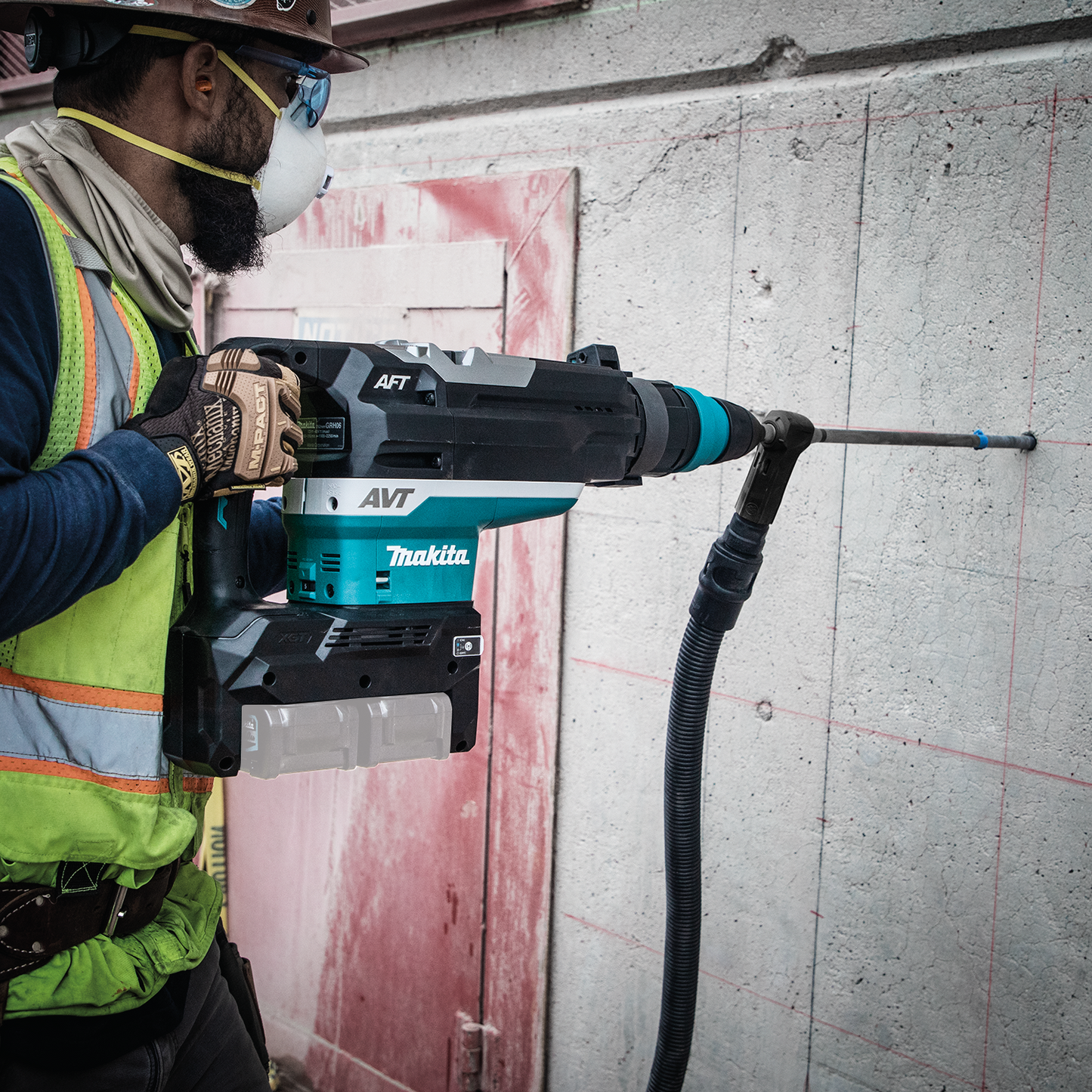 Makita GRH06Z 80V max (40V max X2) XGT® Brushless 2" SDS‑MAX AVT® Rotary Hammer, AFT®, AWS® Capable, Tool Only