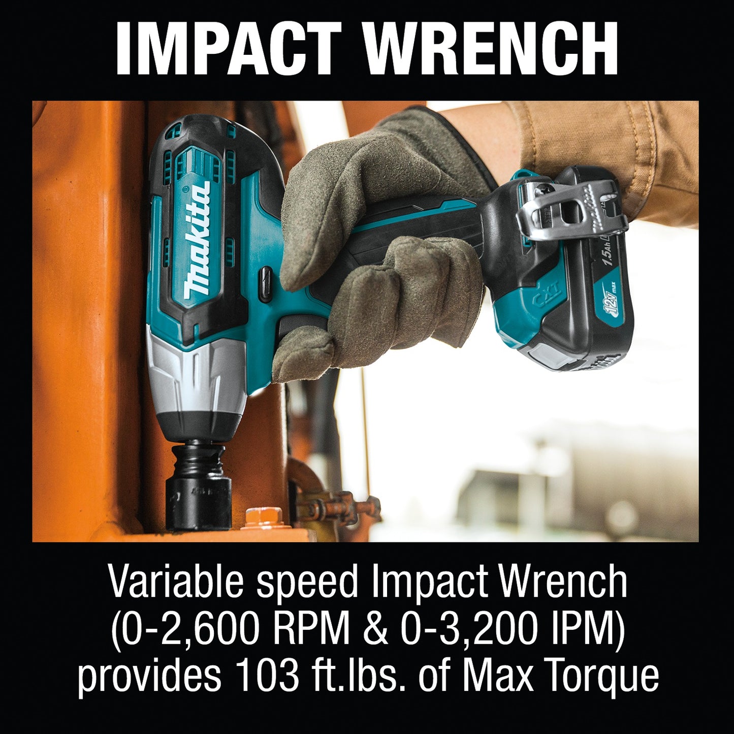 Makita CT411 12V max CXT® Lithium‑Ion Cordless 4‑Pc. Combo Kit (1.5Ah)