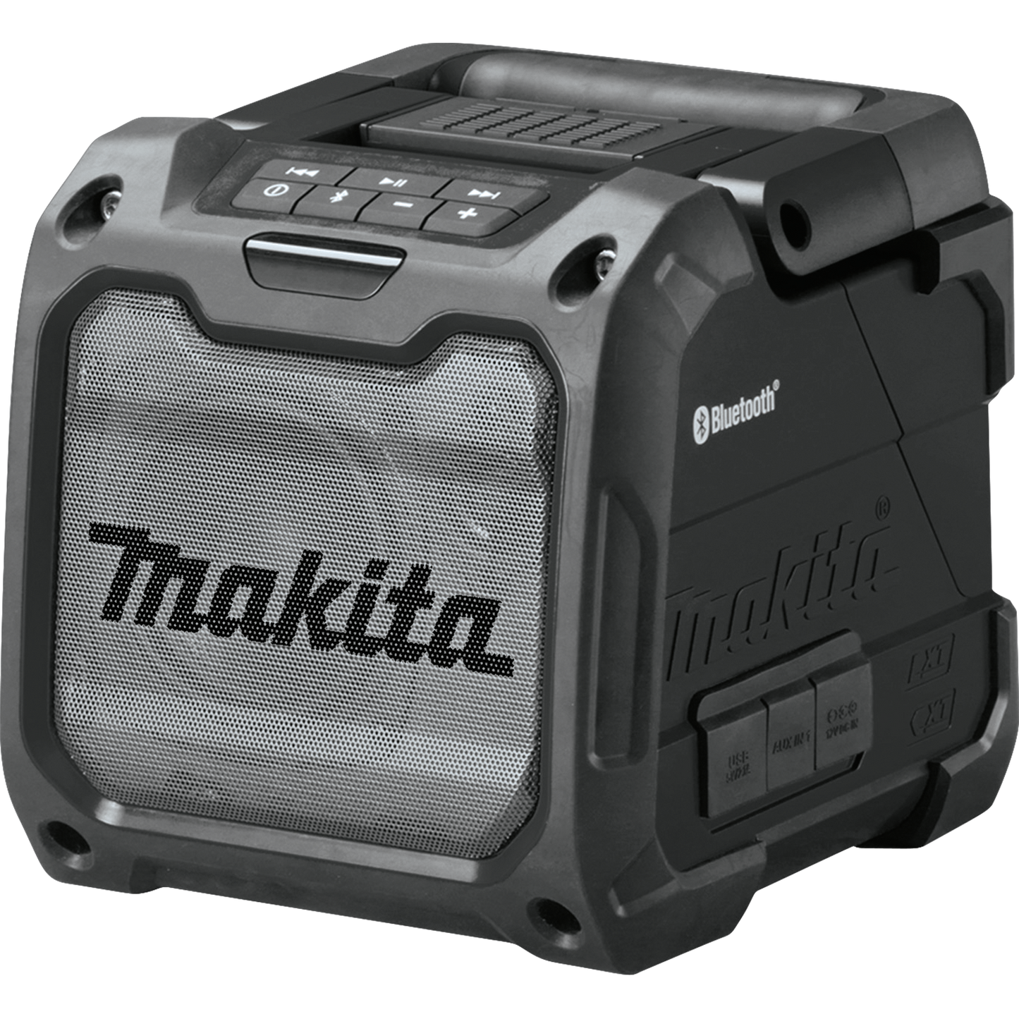 Makita XRM08B 18V LXT® / 12V max CXT® Lithium‑Ion Cordless/Corded Bluetooth® Job Site Speaker, Tool Only