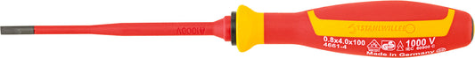 Stahlwille 46613040 4661 VDE 4 SCHLITZSCHRAUBENDREHER 4,0 Vde Slotted Screwdriver Drall+