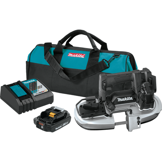 Makita XBP05R1B 18V LXT® Lithium‑Ion Sub‑Compact Brushless Cordless Band Saw Kit (2.0Ah)