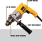 Dewalt DW245 1/2" 600Rpm 7.8Amp H.D.Drill