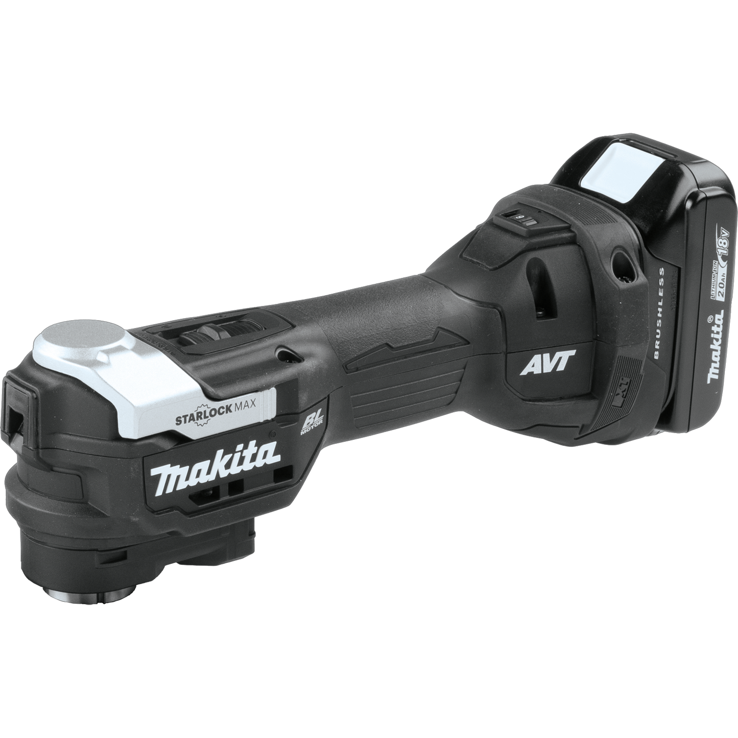 Makita XMT04R1B 18V LXT® Lithium‑Ion Sub‑Compact Brushless Cordless StarlockMax® Oscillating Multi‑Tool Kit (2.0Ah)