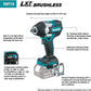 Makita XWT18XVZ 18V LXT® Lithium‑Ion Brushless Cordless 4‑Speed Mid‑Torque 1/2" Sq. Drive Utility Impact Wrench w/ Detent Anvil, Tool Only