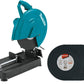 Makita LW1401X 14" Cut‑Off Saw with 5 ea. Cut‑Off Wheels