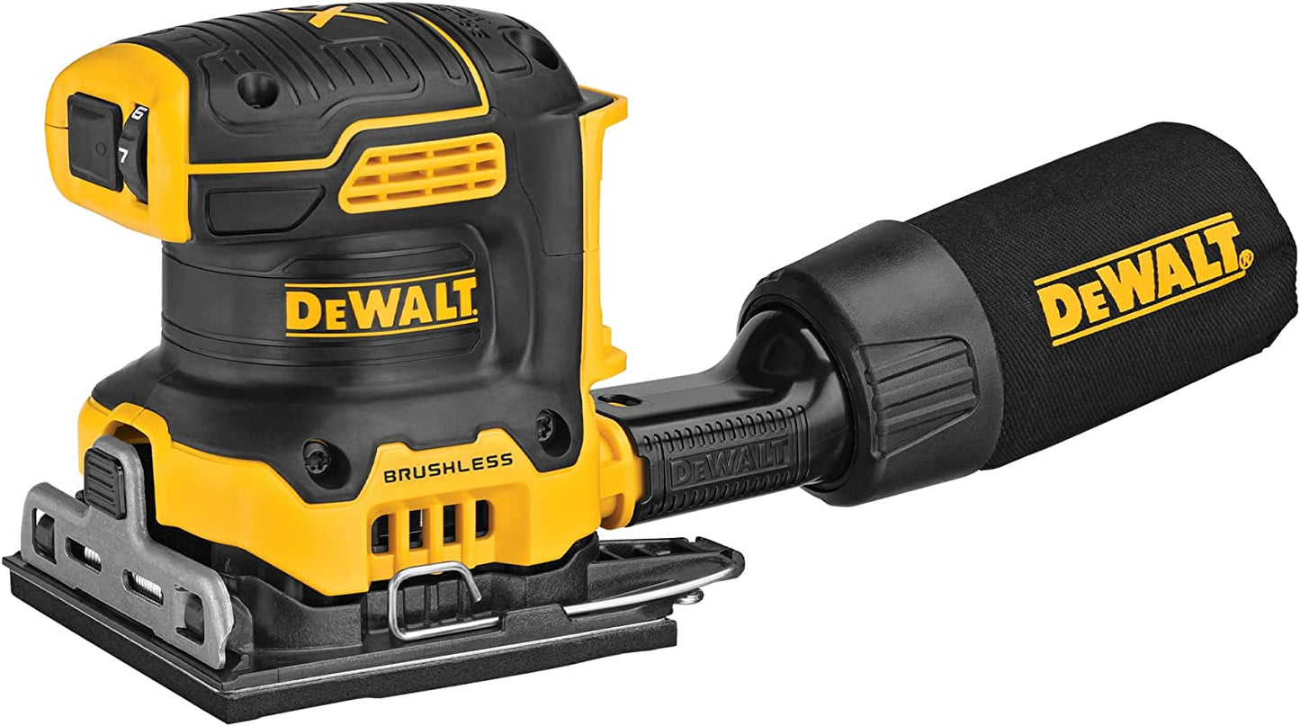 Dewalt DCW200B 20V Max* Xr® Brushless Cordless 1/4 Sheet Variable Speed Sander (Tool Only)