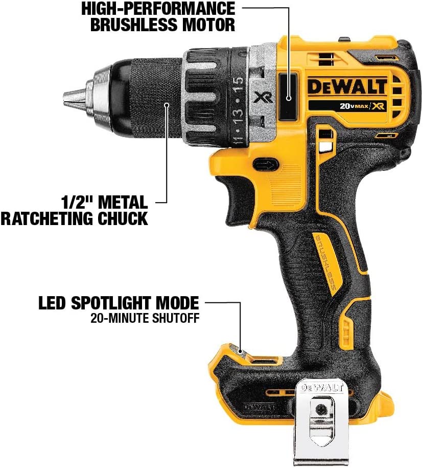 Dewalt DCK484D2 20V Max* Xr® 4-Tool Compact Combo Kit