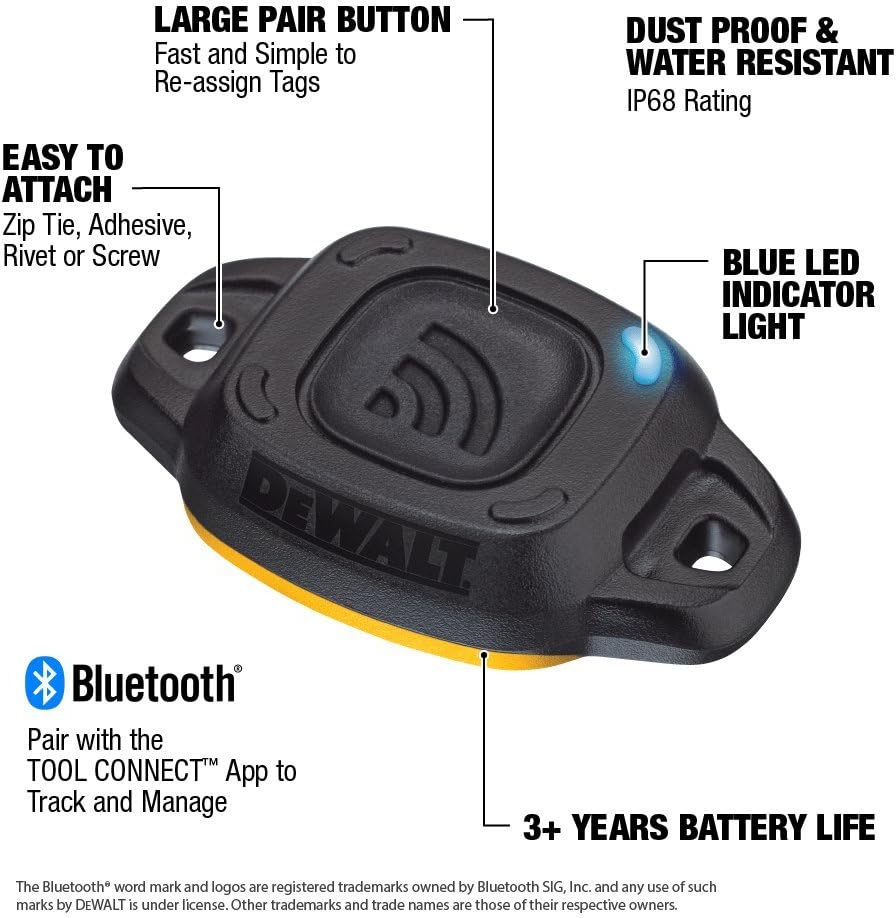Dewalt DCE041-4 Tool Connect Tag (4-Pack)