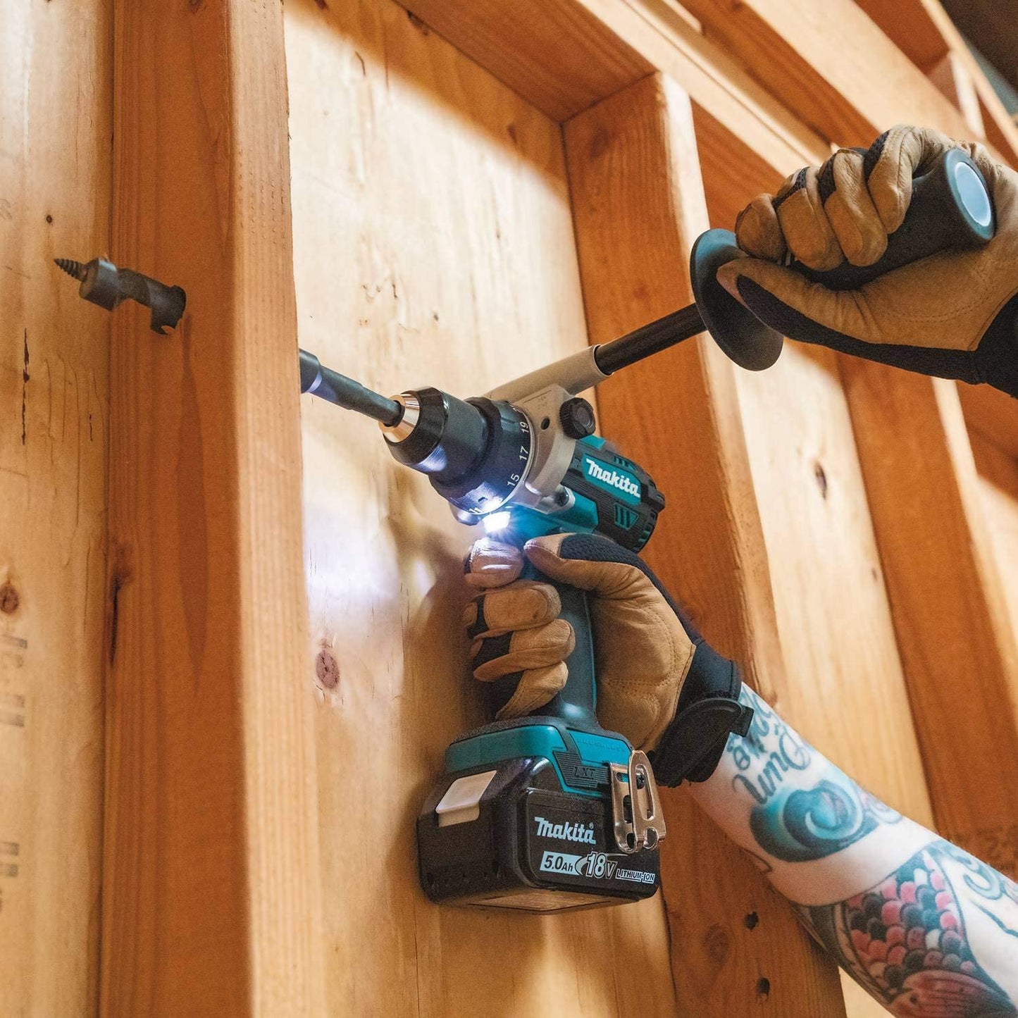 Makita XT453T 18V LXT® Lithium‑Ion Brushless Cordless 4‑Pc. Combo Kit (5.0Ah)