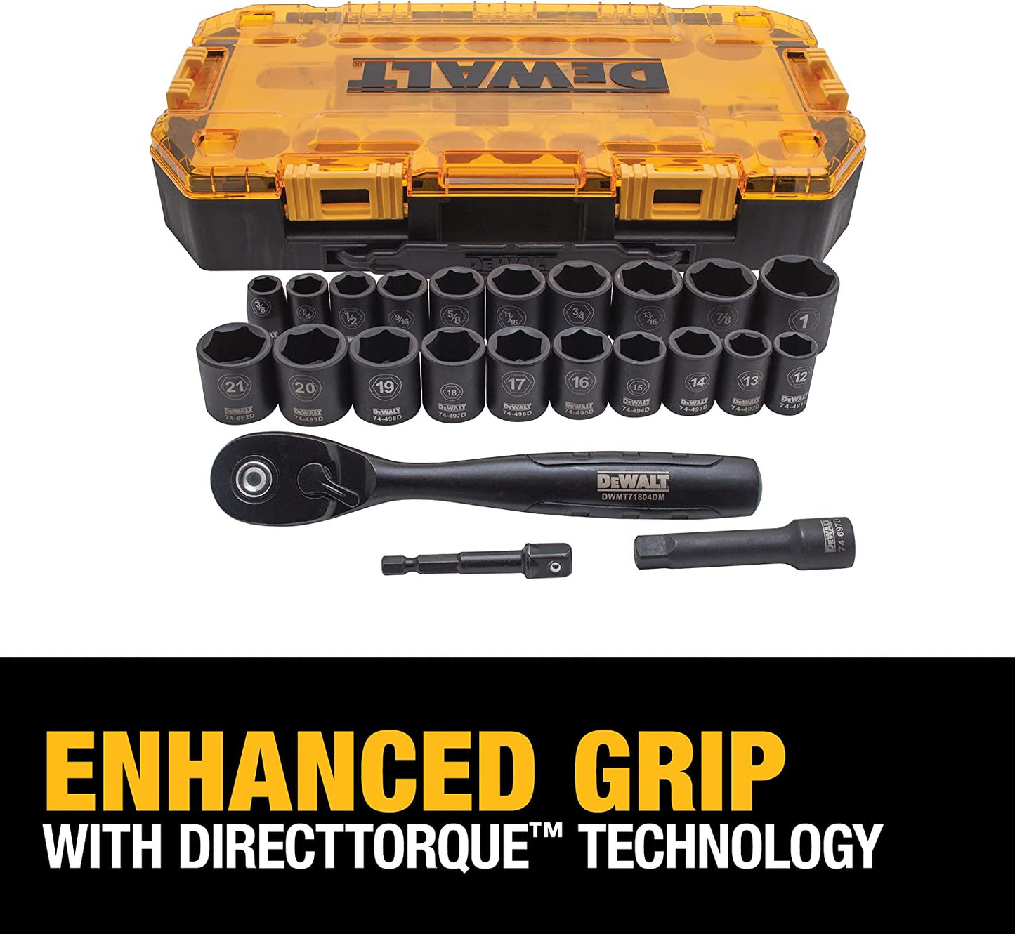 Dewalt DWMT74738 23 Piece 3/8 In. Drive Impact Socket Set