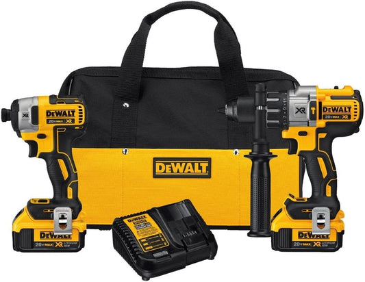 Dewalt DCK299M2 20V Max Li-Ion Bl Prem Hd/Impact Combo