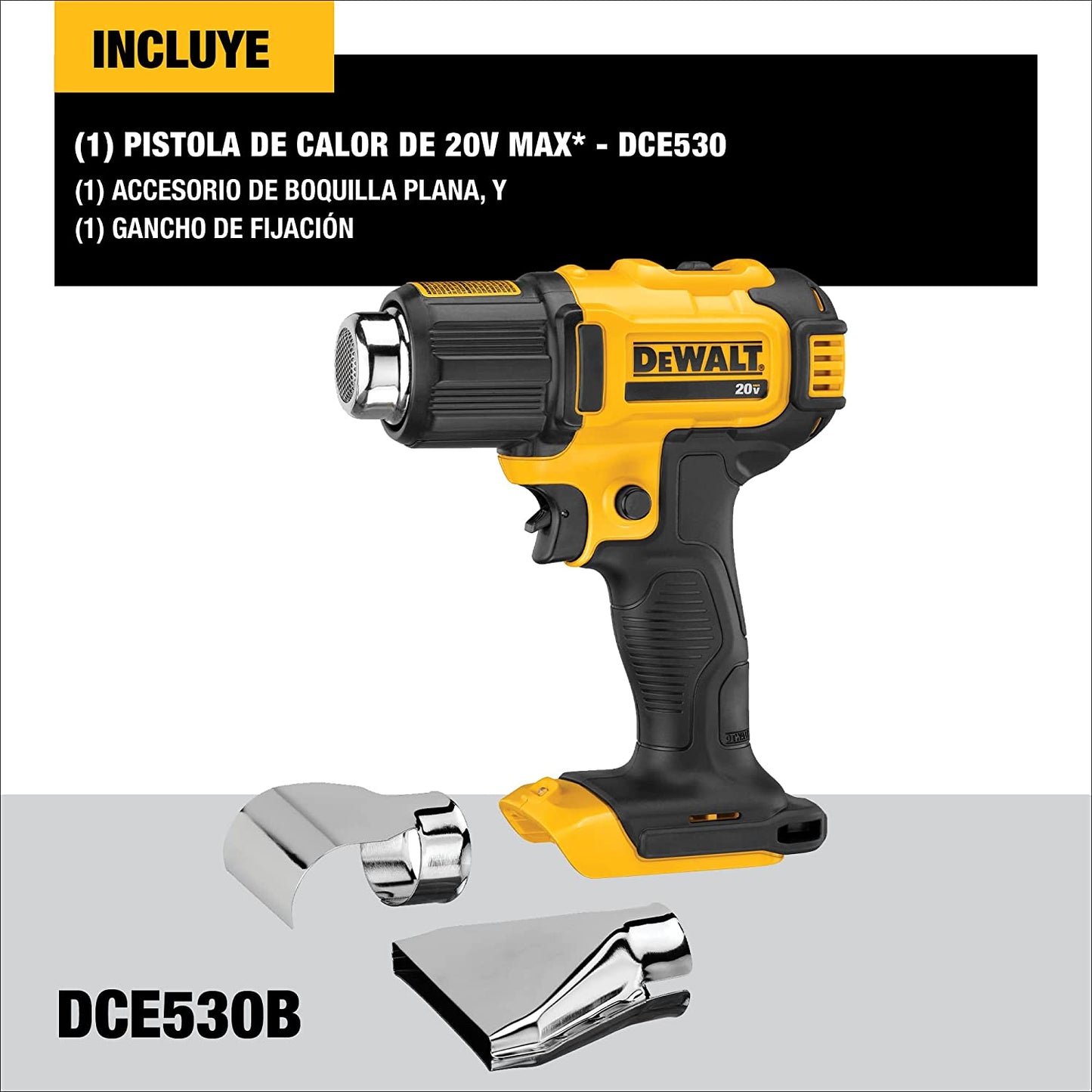 Dewalt DCE530B 20V Max* Cordless Heat Gun (Tool Only)