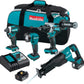 Makita XT453T 18V LXT® Lithium‑Ion Brushless Cordless 4‑Pc. Combo Kit (5.0Ah)