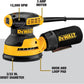 Dewalt DWE6421K 5 In. Single Speed Random Orbit Sander Kit - H&L Pad