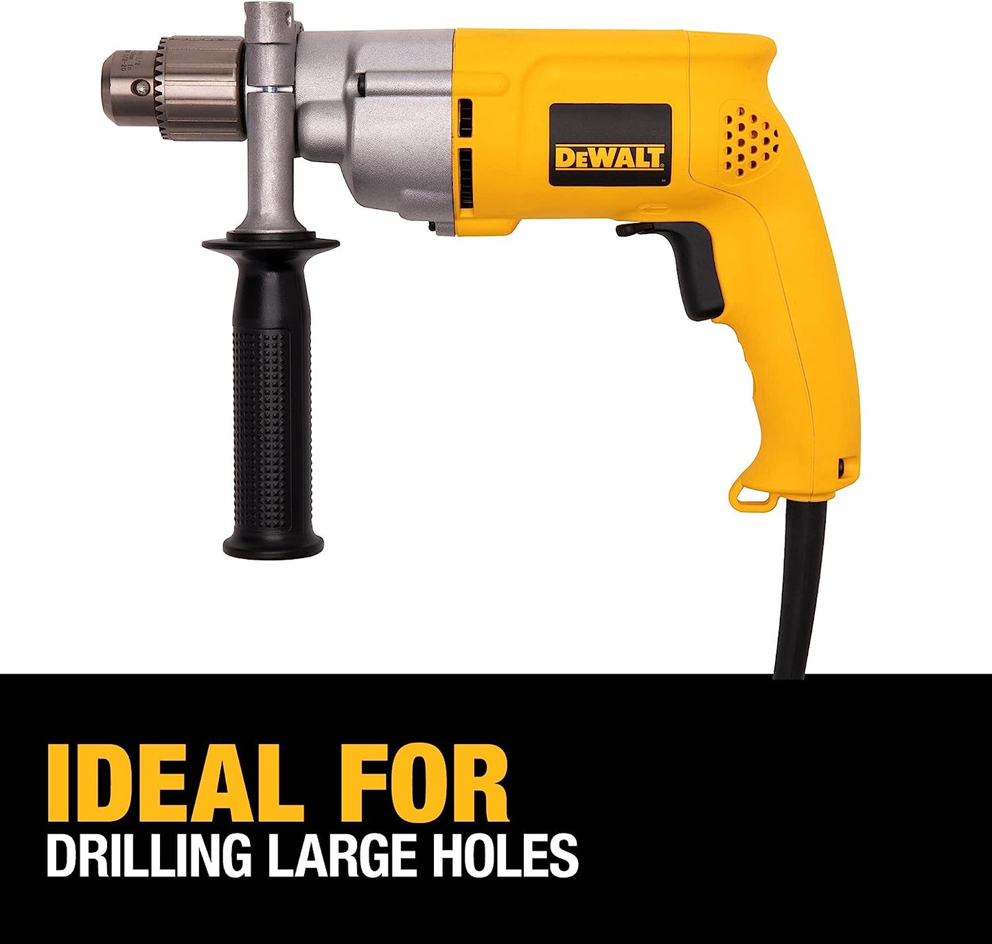 Dewalt DW245 1/2" 600Rpm 7.8Amp H.D.Drill