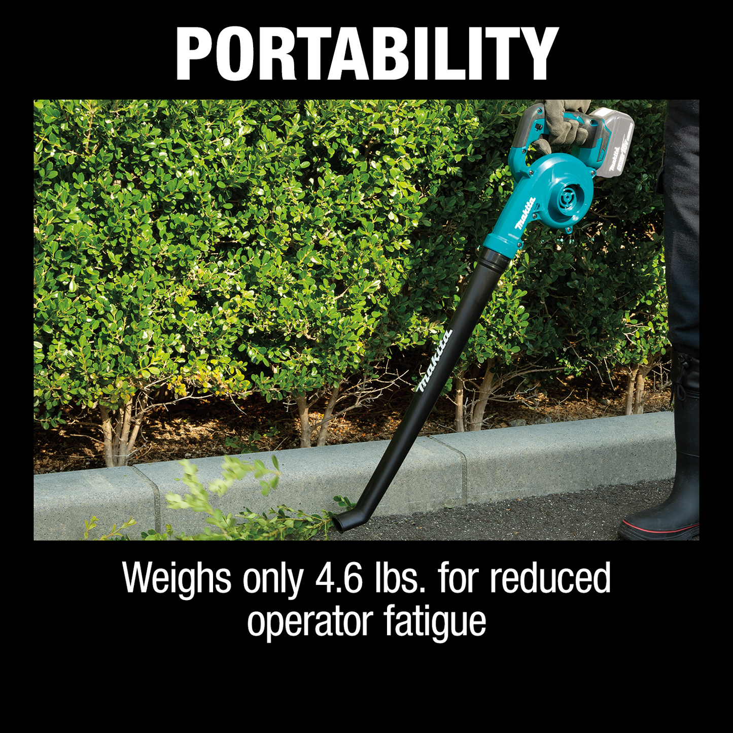 Makita XBU06Z 18V LXT® Lithium‑Ion Cordless Floor Blower, Tool Only