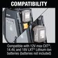 Makita XRM09B 18V LXT® / 12V max CXT® Lithium‑Ion Cordless/Corded Bluetooth® Job Site Radio, Tool Only