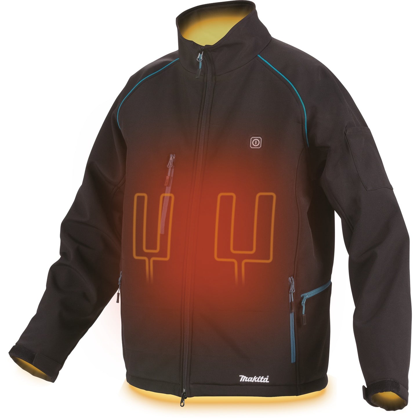 Makita DCJ205Z2XL 18V LXT® Lithium‑Ion Cordless Heated Jacket, Jacket Only (Black, 2XL)