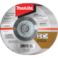 Makita A-96001-5 6" x 1/4" x 5/8‑11" Hubbed INOX Grinding Wheel, 36 Grit, 5/pk