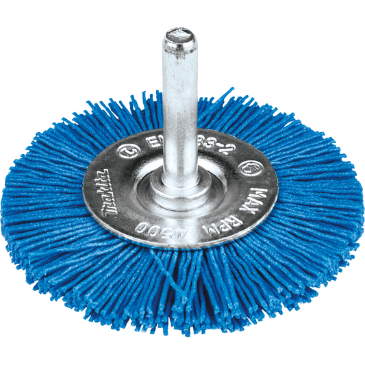 Makita D-70596 2‑1/2" Nylon Wheel Brush, Fine, 240 Grit