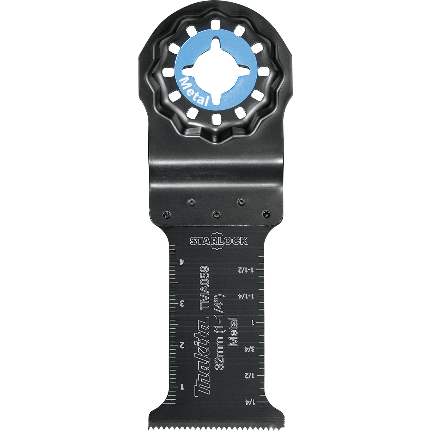 Makita B-67103 Starlock® Oscillating Multi‑Tool 1‑1/4" Bi‑Metal Plunge Cut Blade for Metal Cutting