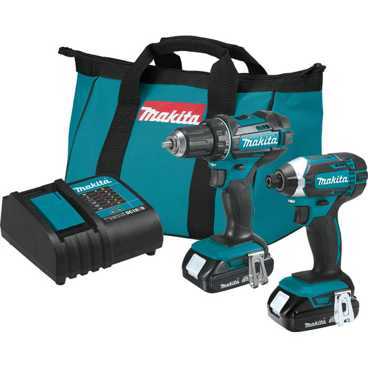 Makita CT225SYX 18V LXT® Lithium‑Ion Compact Cordless 2‑Pc. Combo Kit (1.5Ah)