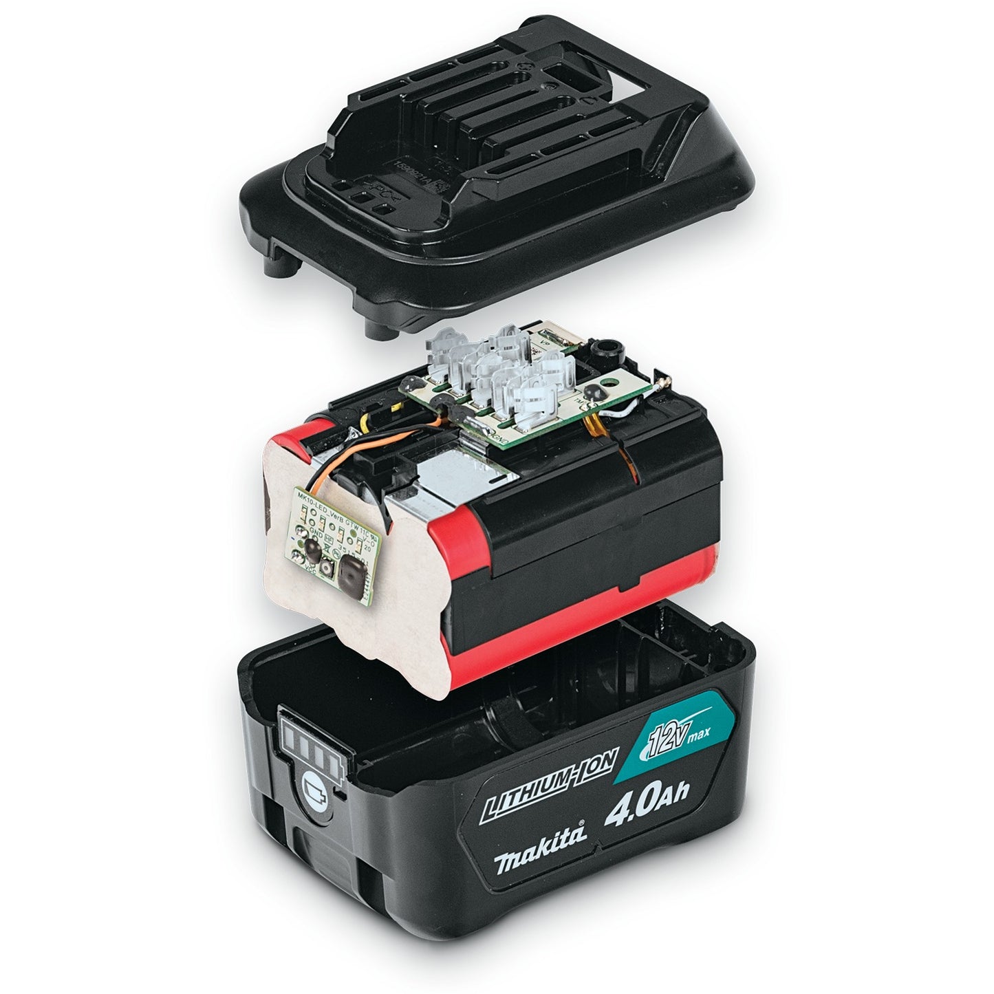 Makita BL1041B-2 12V max CXT® Lithium‑Ion 4.0Ah Battery, 2/pk