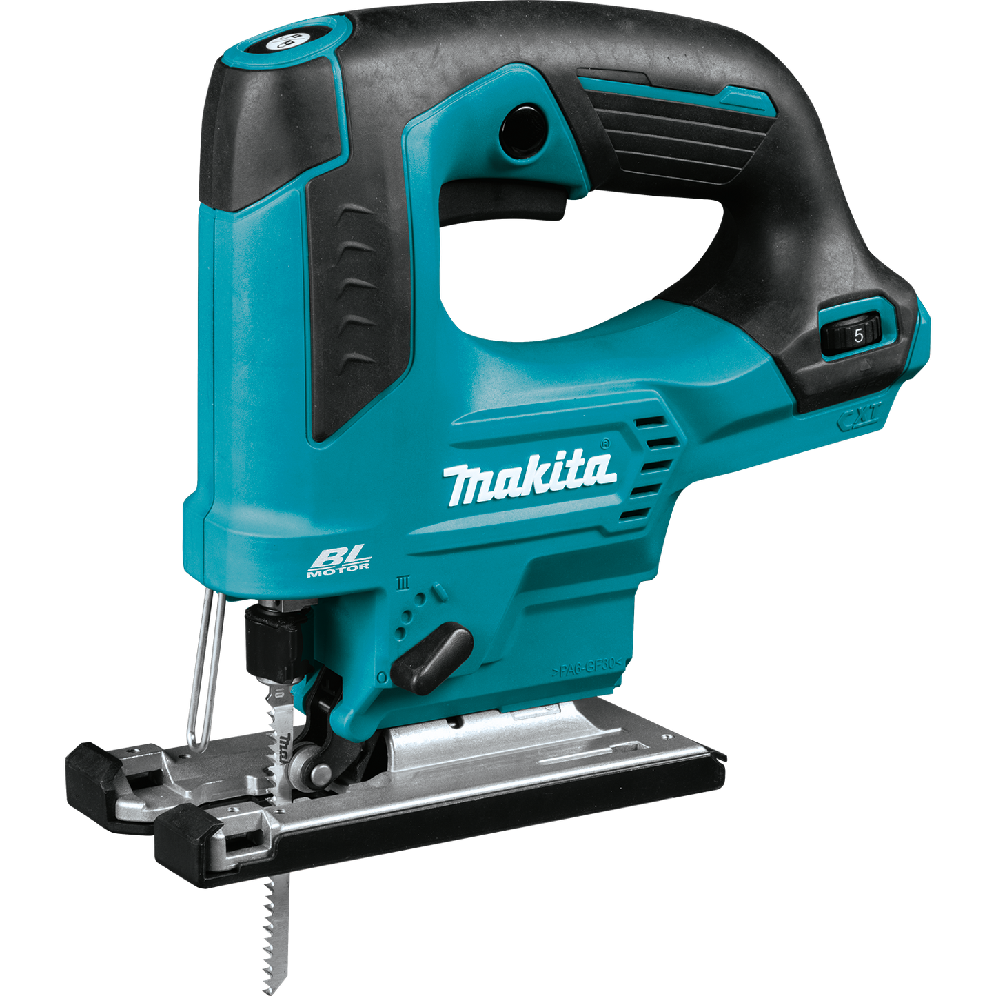 Makita VJ06Z 12V max CXT® Lithium‑Ion Brushless Cordless Top Handle Jig Saw, Tool Only