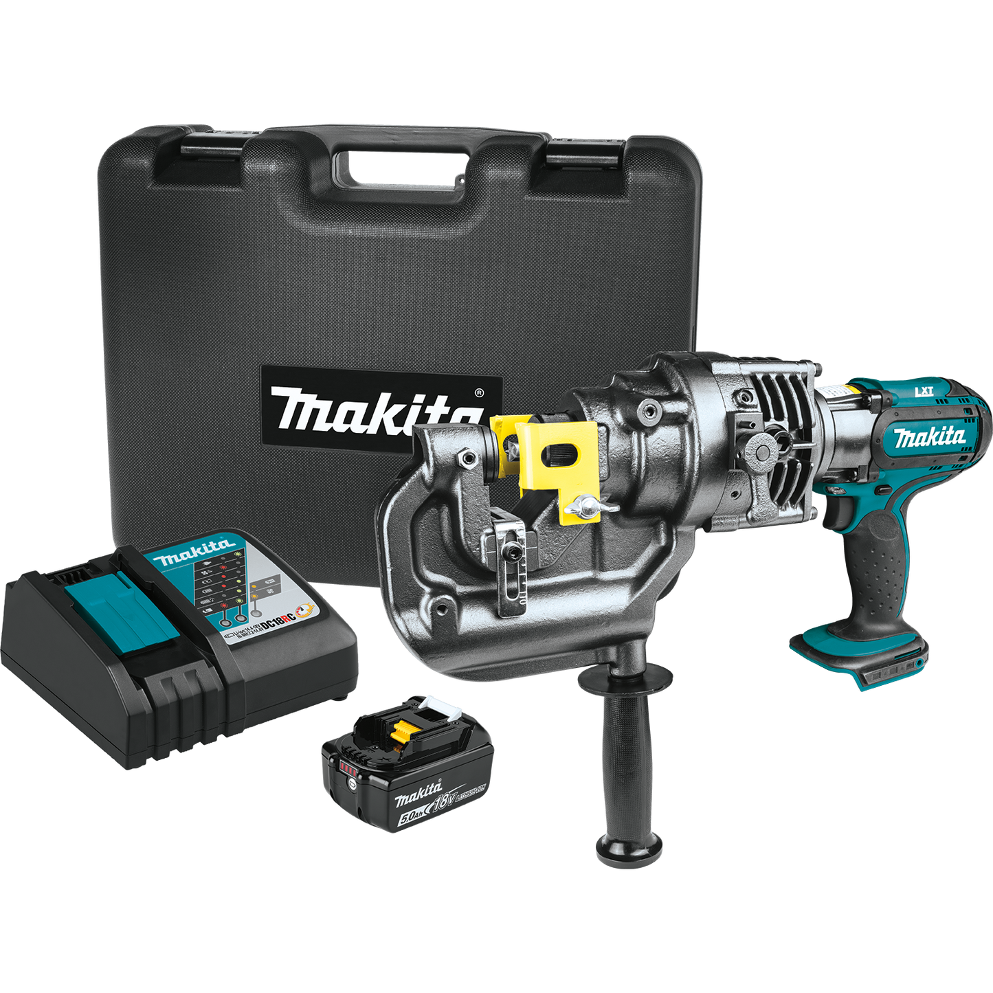 Makita XPP01T1K 18V LXT® Lithium‑Ion Cordless 5/16" Metal Hole Puncher Kit (5.0Ah)