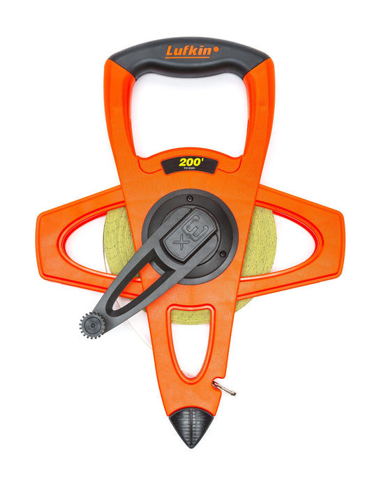 Lufkin PS1808N 1/2" x 200' Pro Series Ny-Clad® Steel Tape Measure