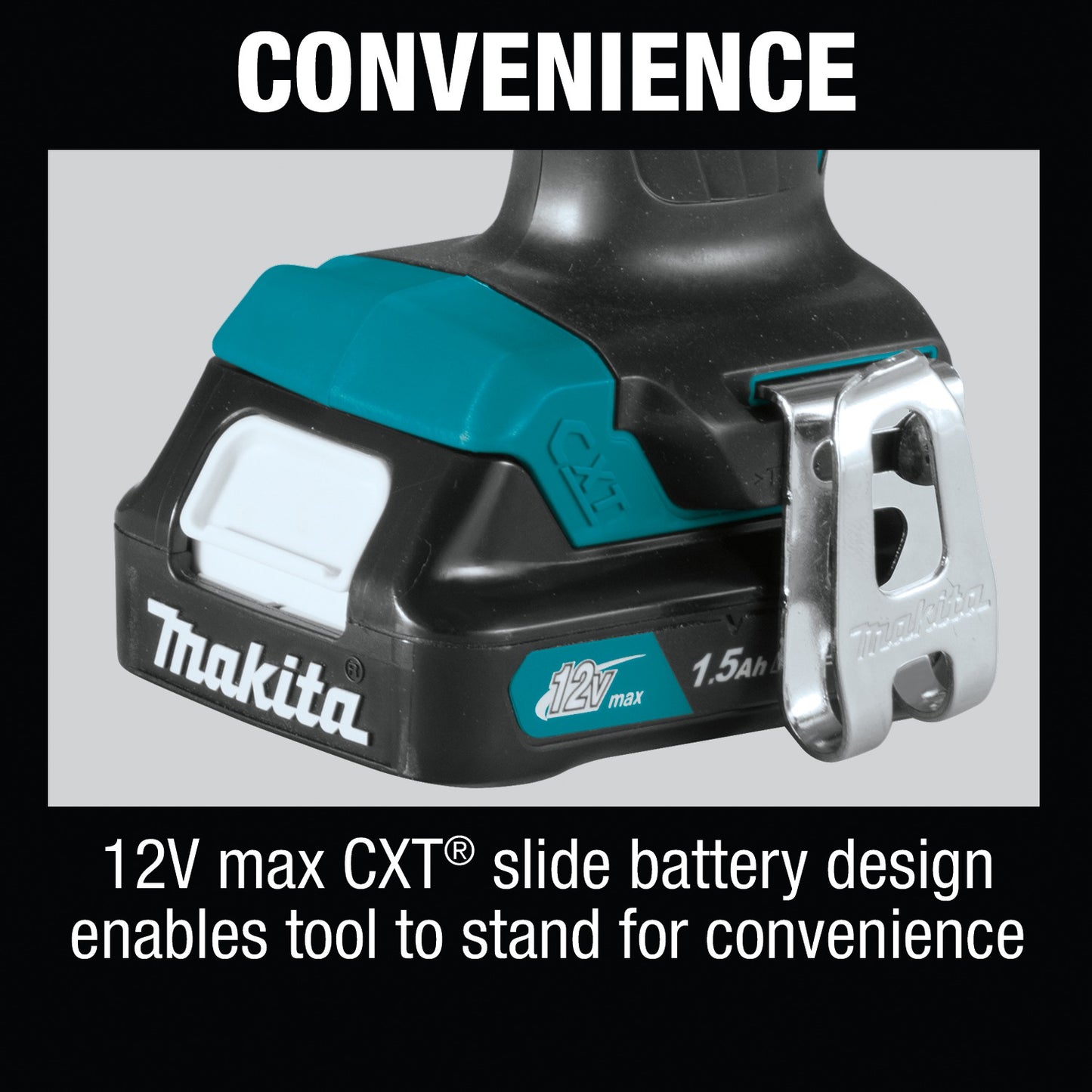 Makita CT232 12V max CXT® Lithium‑Ion Cordless 2‑Pc. Combo Kit (1.5Ah)