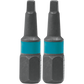 Makita A-96506 ImpactX #1 Square Recess 1³ Insert Bit, 2/pk