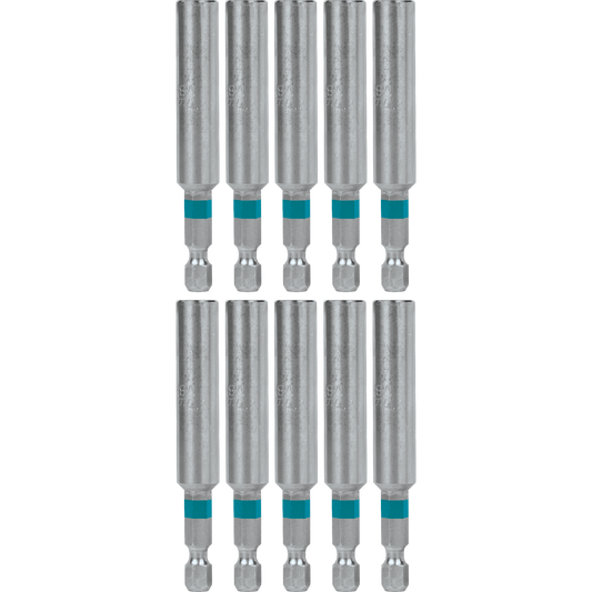 Makita A-99312 ImpactX™ 3″ One Piece Magnetic Insert Bit Holder, 10/pk, Bulk