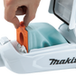 Makita XLC05ZWX4 18V LXT® Lithium‑ion Brushless Compact Cordless 3‑Speed Compact Vacuum, w/ Push Button and Dust Bag, Tool Only