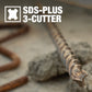 Makita B-61298 5 Pc. SDS‑PLUS Bit Set, 3‑Cutter