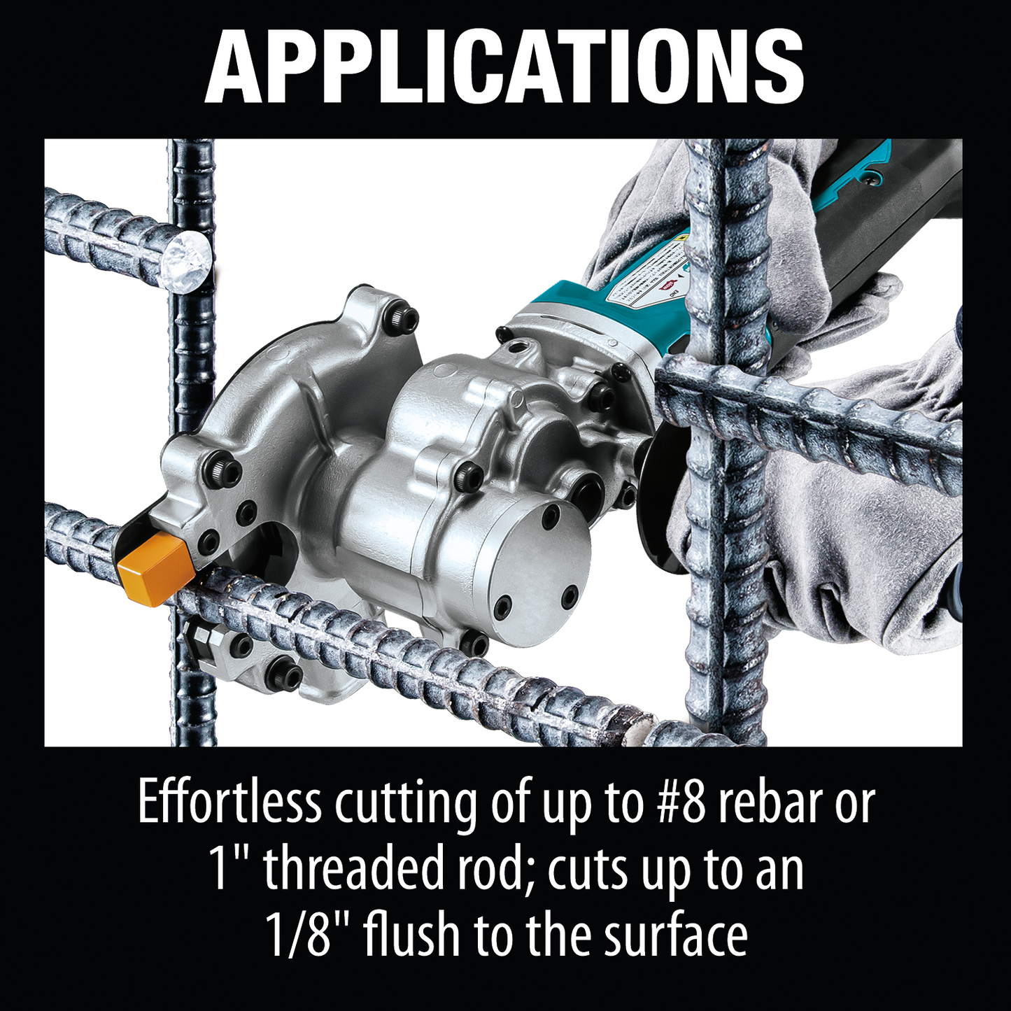 Makita XCS06ZK 18V LXT® Lithium‑Ion Brushless Cordless Steel Rod Flush‑Cutter, Tool Only