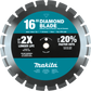 Makita E-02593 16" Diamond Blade Segmented, Soft Material