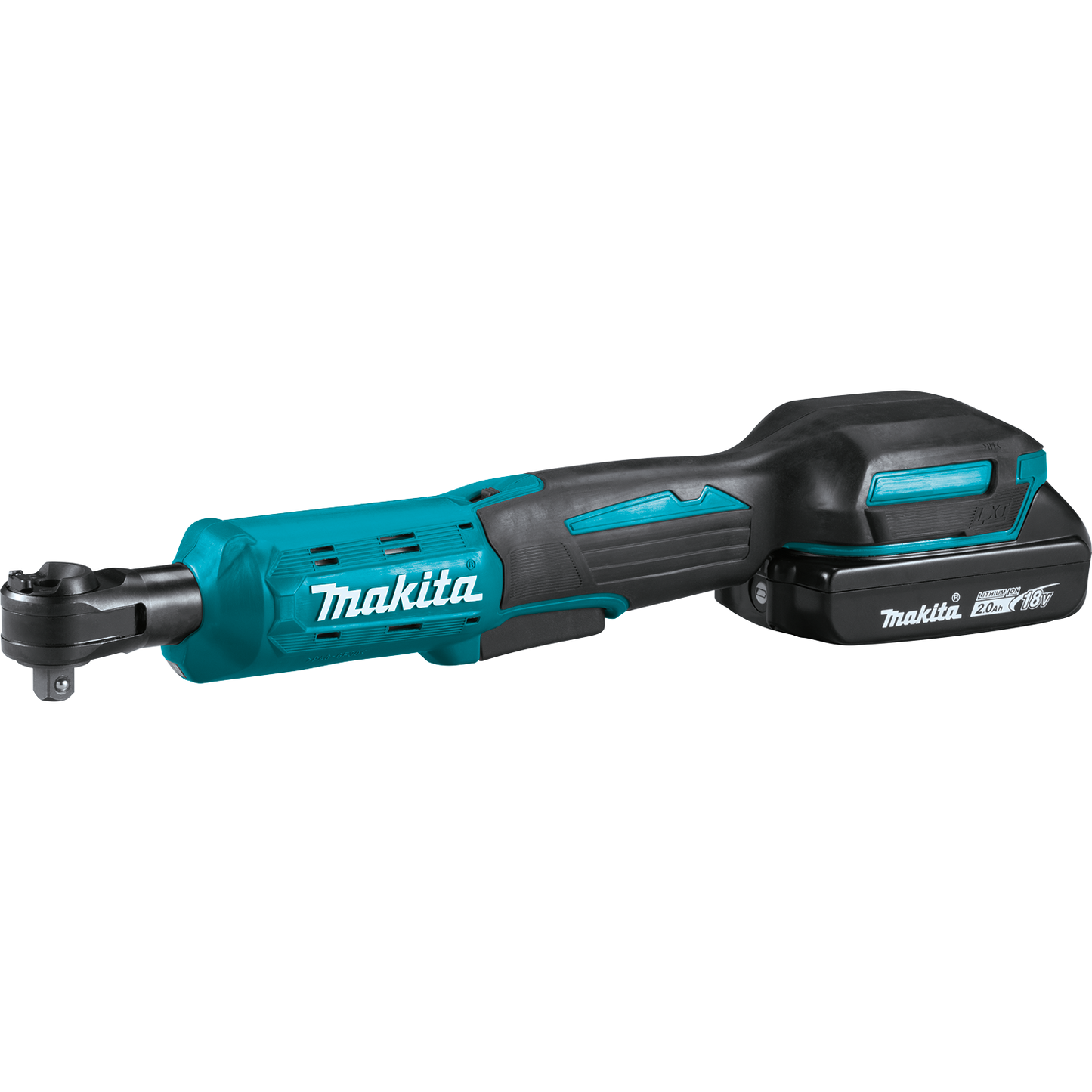 Makita XRW01SR1 18V LXT® Lithium‑Ion Cordless 3/8" / 1/4" Sq. Drive Ratchet Kit (2.0Ah)