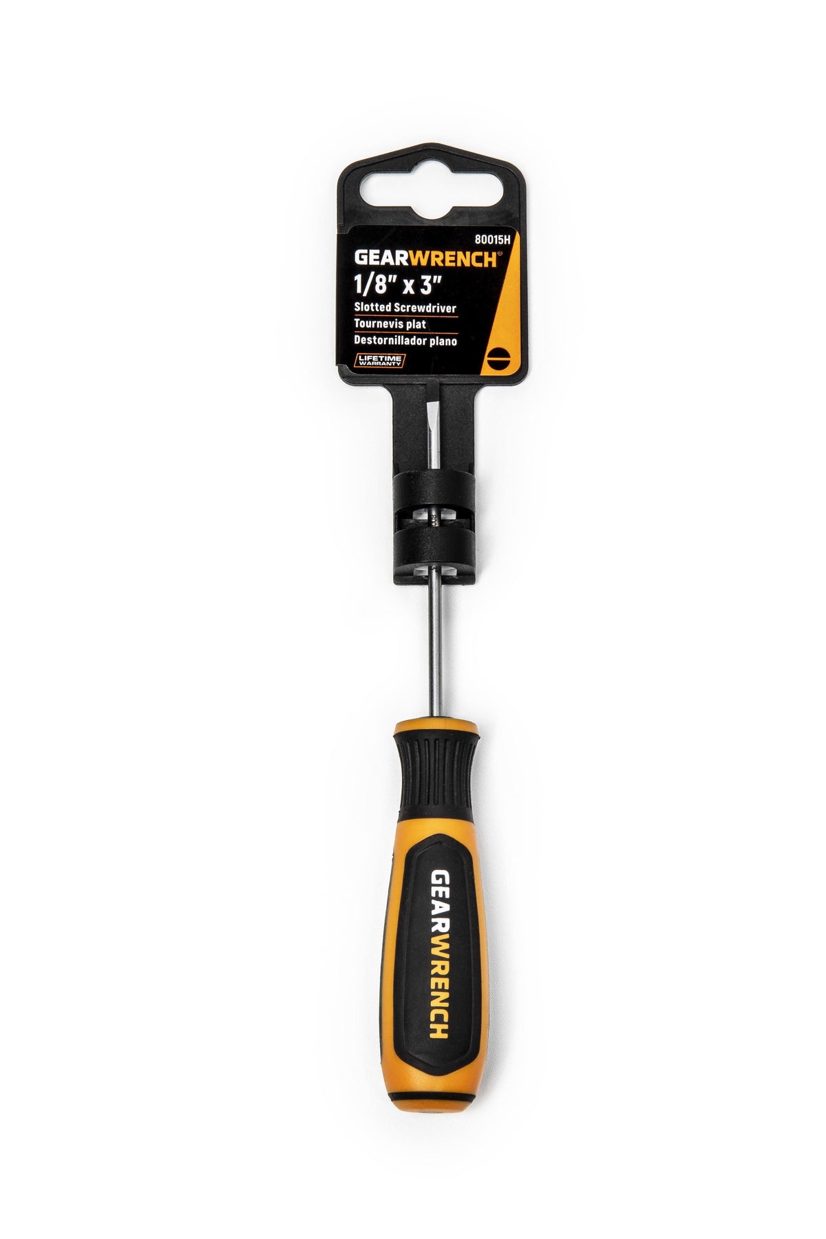 Gearwrench 80015H 1/8" x 3" Cabinet Dual Material Screwdriver