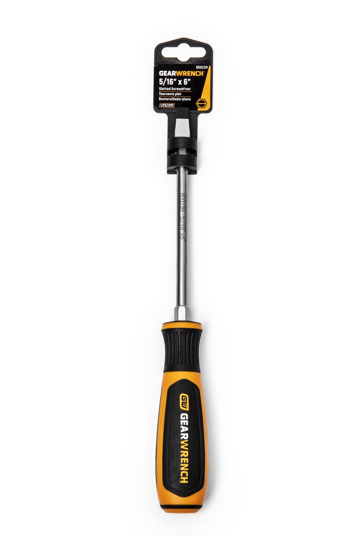 Gearwrench 80023H 5/16" x 6" Slotted Dual Material Screwdriver
