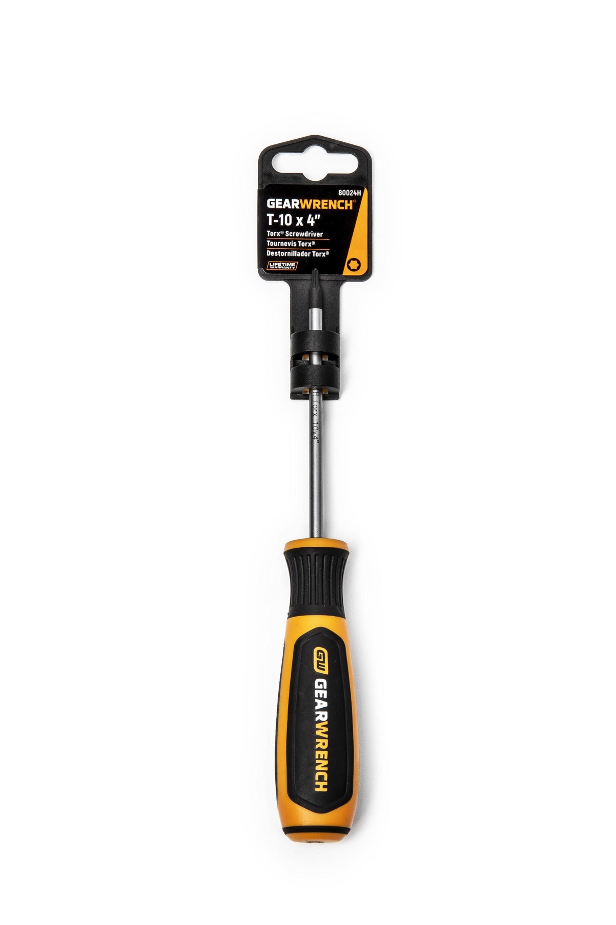 Gearwrench 80024H T10 x 4" Torx® Dual Material Screwdriver