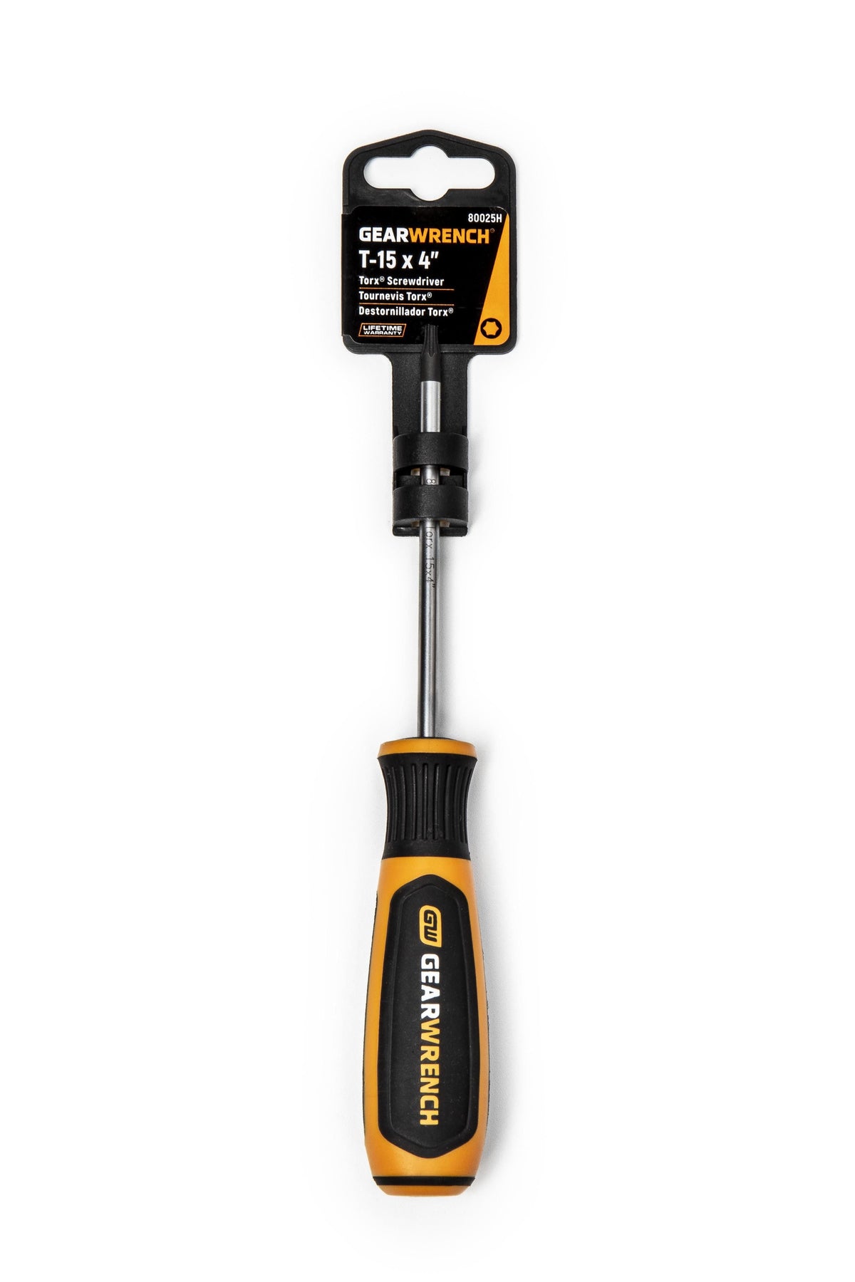 Gearwrench 80025H T15 x 4" Torx® Dual Material Screwdriver