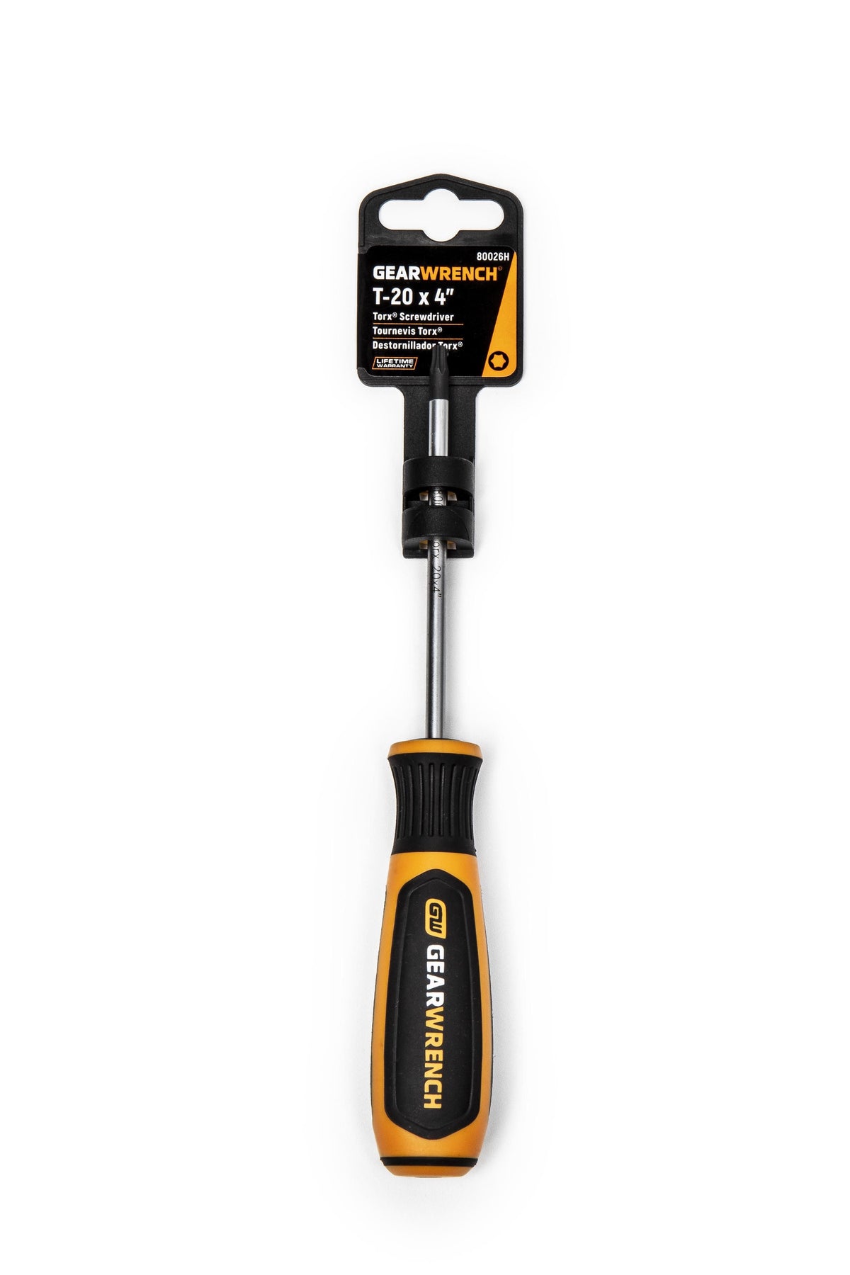Gearwrench 80026H T20 x 4" Torx® Dual Material Screwdriver