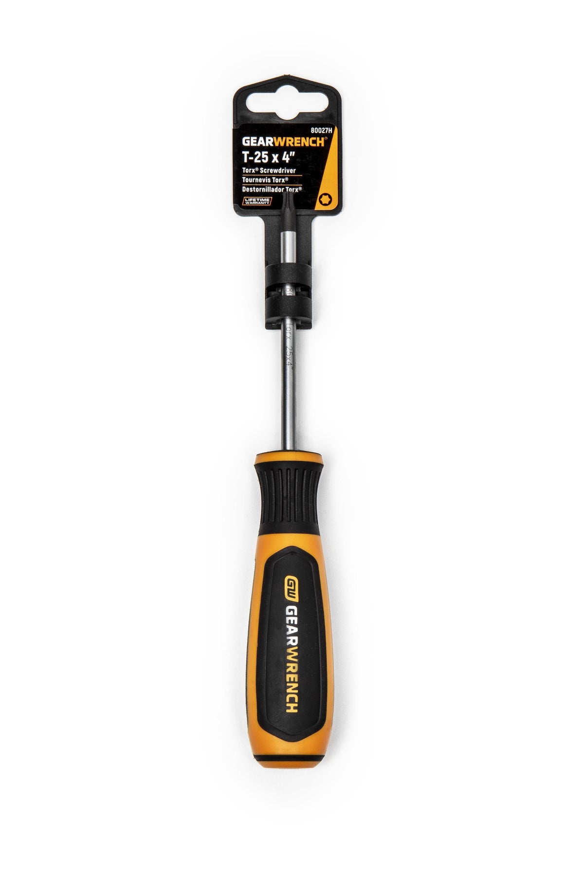 Gearwrench 80027H T25 x 4" Torx® Dual Material Screwdriver