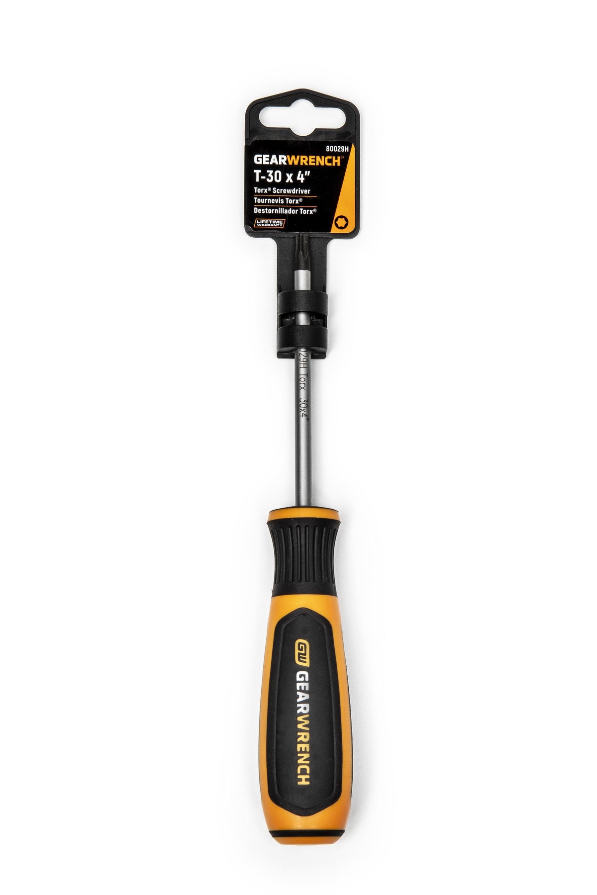 Gearwrench 80029H T30 x 4" Torx® Dual Material Screwdriver